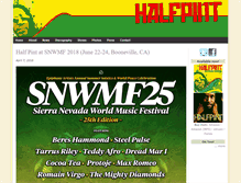 Tablet Screenshot of halfpintmusic.com